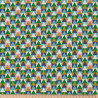 Algodón estampado SOMO Azul / Verde